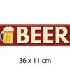 Matrícula Decorativa Beer