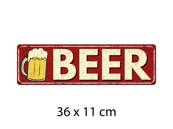 Matrícula Decorativa Beer