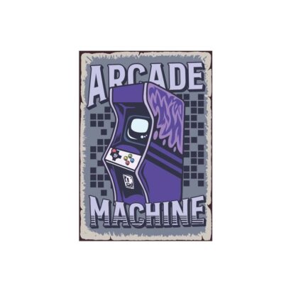 Matrícula Decorativa Arcade Machine