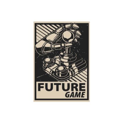 Matrícula Decorativa Future Game
