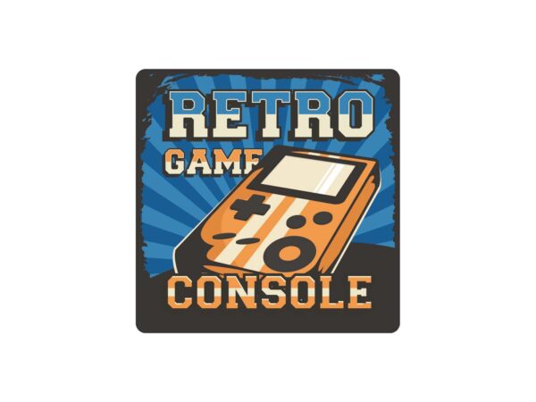 Matrícula Decorativa Retro Game Console