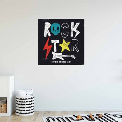 Vinilo decorativo Pared Estrella Rock