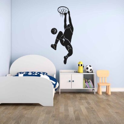 Vinilo decorativo Pared Mate Baloncesto