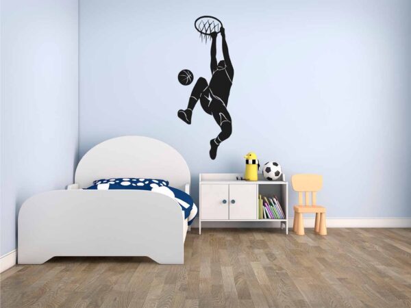 Vinilo decorativo Pared Mate Baloncesto