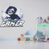 Vinilo para Pared Logo Gamer