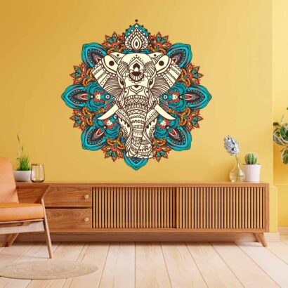 Vinilo elefante mandala