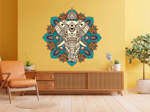 Vinilo elefante mandala