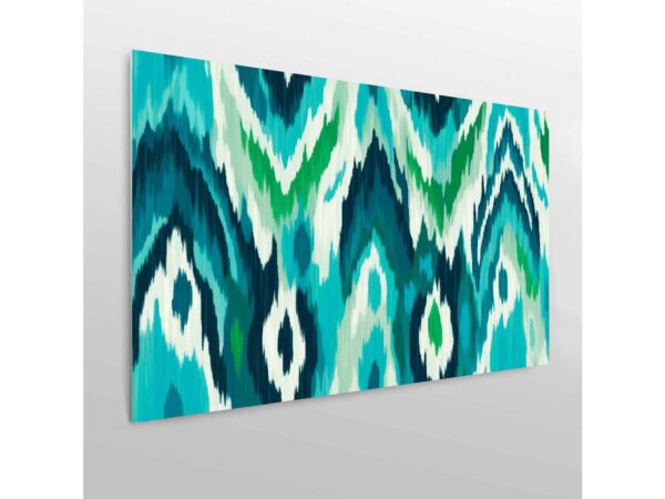 Cabecero Cama PVC Ikat Tonos Verdes