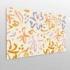 Cabecero Cama PVC Flores Abstractas Modernas