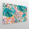 Cabecero Cama PVC Flores Frutas Abstractas