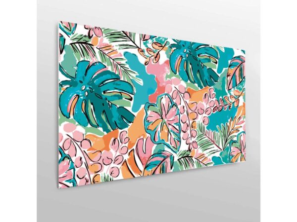 Cabecero Cama PVC Flores Frutas Abstractas