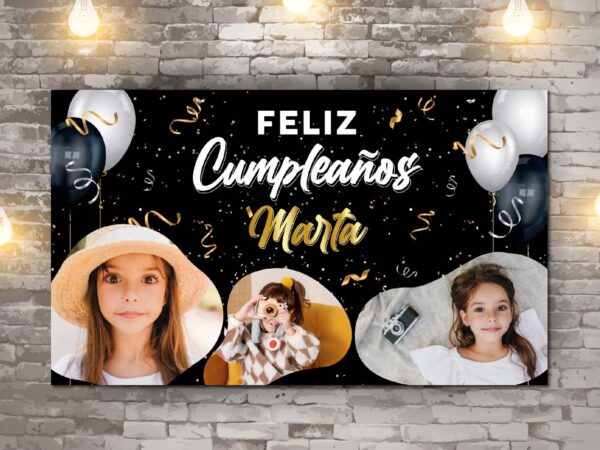 photocall cumpleaños personalizado