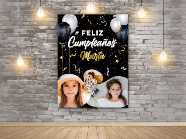 photocall cumpleaños personalizado