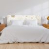 Cabecero Cama PVC Sol y Luna Doradado