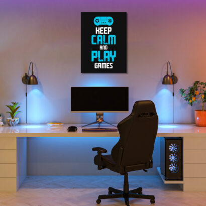 Cuadro Lienzo Gamer Keep Calm