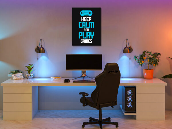 Cuadro Lienzo Gamer Keep Calm