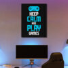 Cuadro Lienzo Gamer Keep Calm