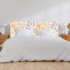 Cabecero Cama PVC Flores Abstractas Modernas