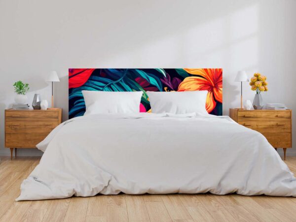 Cabecero Cama PVC Fotomural Tropical Oscuros