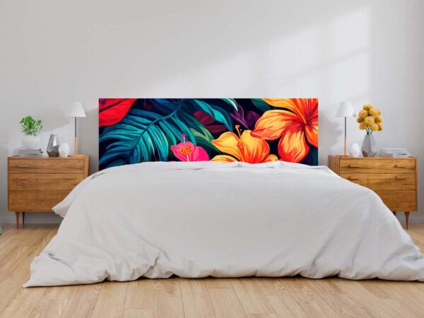 Cabecero Cama PVC Fotomural Tropical Oscuros