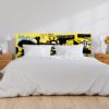 Cabecero Cama PVC Graffiti Amarillo