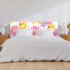 Cabecero Cama PVC Patrón Flores Geniales