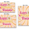Photocall Hippie Color pastel para Cumpleaños