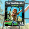 Photocall Coche de Carreras Personalizado