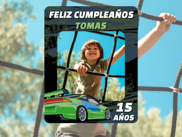 Photocall Coche de Carreras Personalizado