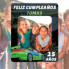 Photocall Coche de Carreras Personalizado