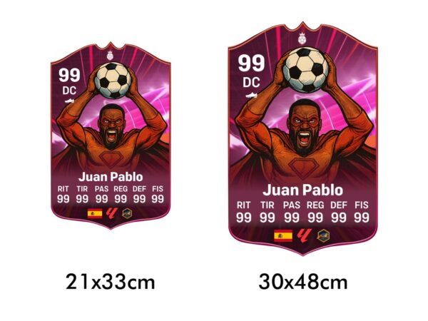 Carta de Fútbol Diseño Héroes 2024/25