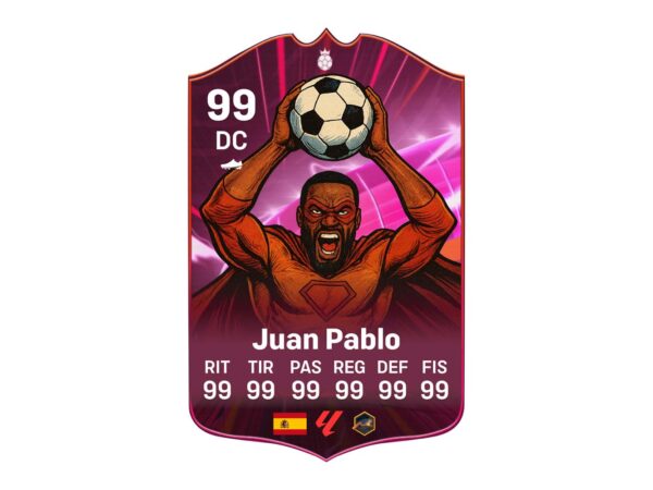 Carta de Fútbol Diseño Héroes 2024/25
